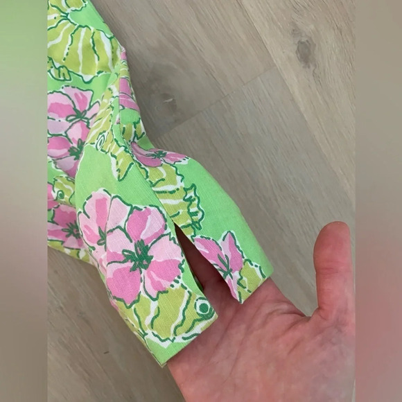 Lilly Pulitzer Resort Fit Limeade Floaters Ankle Pants - Picture 10 of 10